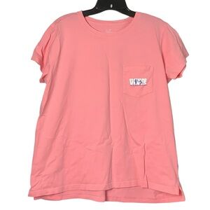 Medium Vineyard Vines Women's Lacrosse Pink T Shirt Short Sleeve